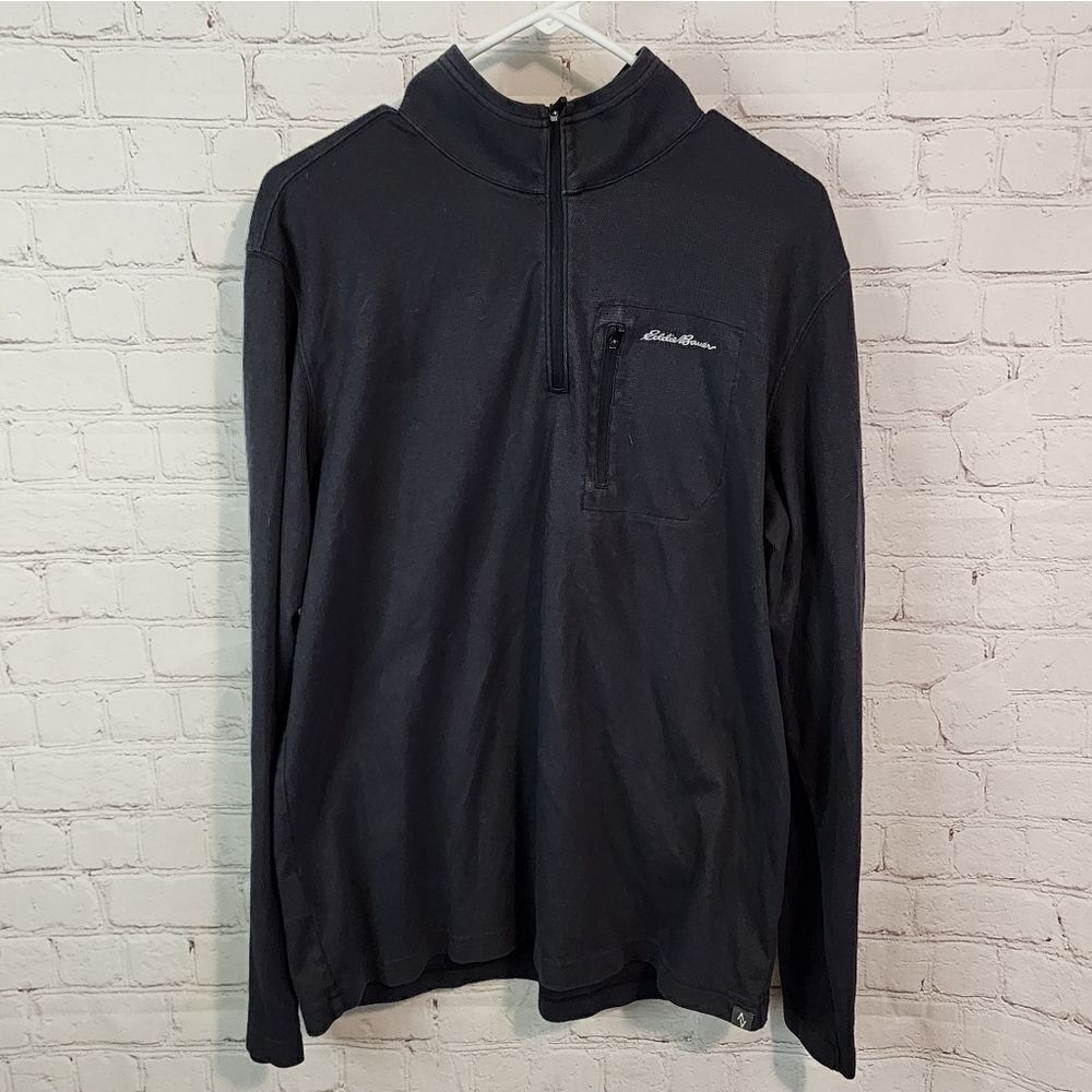 Men's Eddie Bauer "Travex" zip-up fleece sweater, size Medium